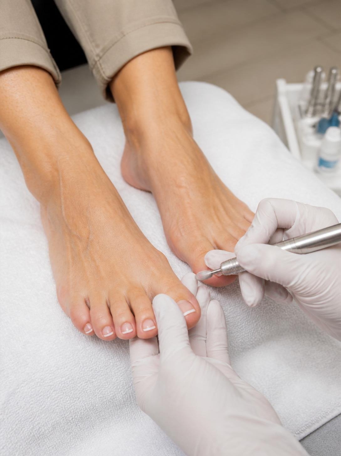 Pedicure terapêutica em Queluz com cuidado especializado realizado por Sandra Neves